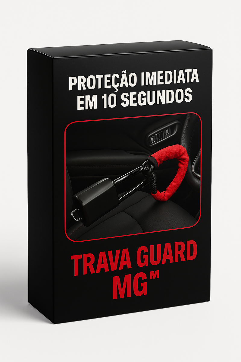 Cerradura Guard MG™: cerradura antirrobo para volante con cable reforzado y 3 llaves