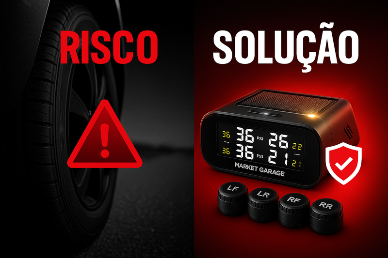 Garaje de mercado con energía solar TPMS