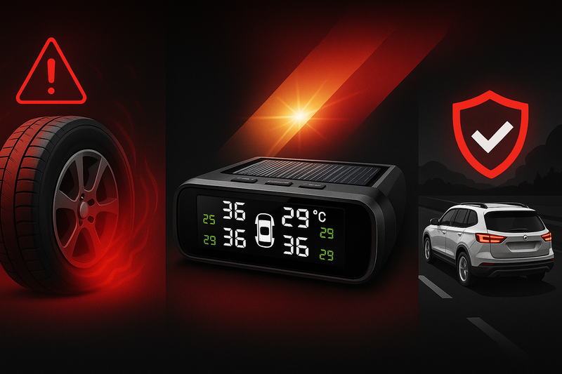 Garaje de mercado con energía solar TPMS