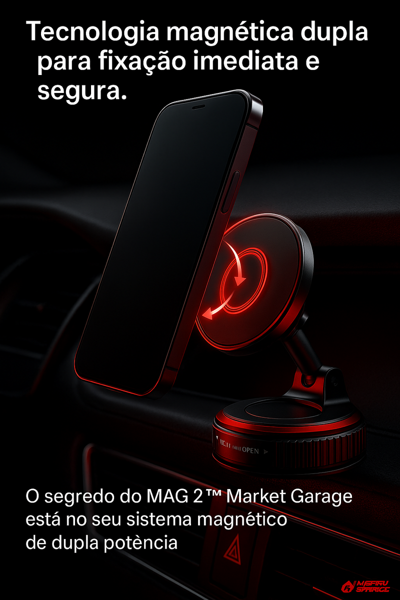 Suporte Retrátil Magnético Garage