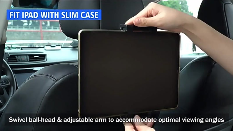 Suporte Veicular Para Celular Banco Traseiro 360 Graus Giratória Suporte De Tablet Dobrável E Extensível