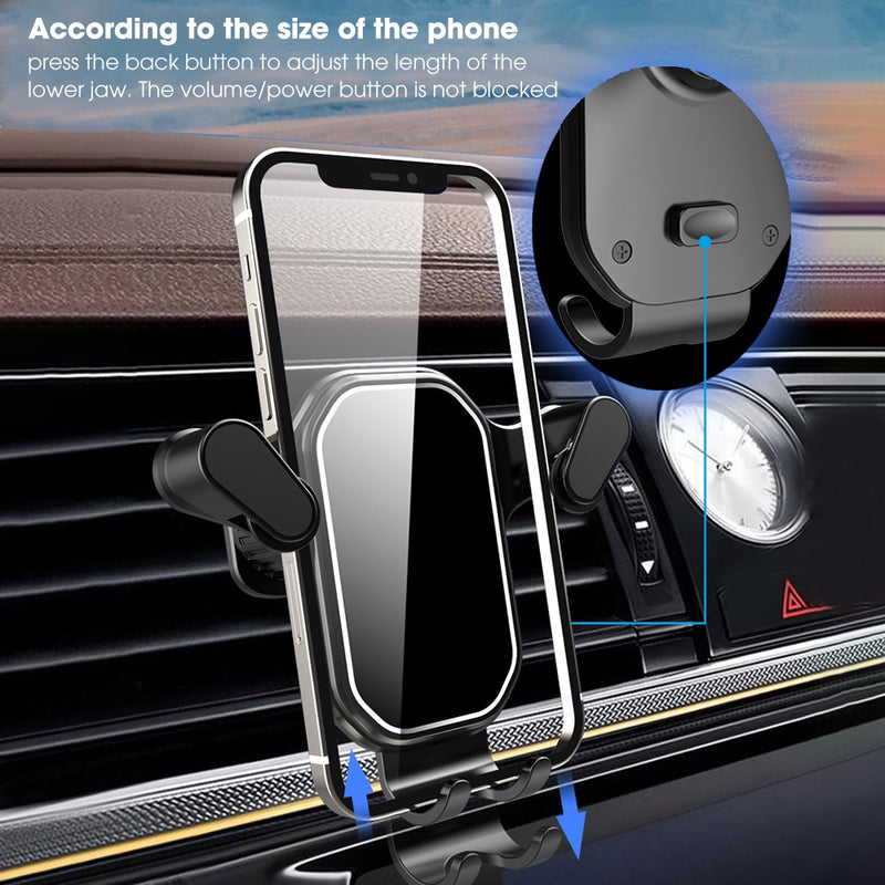 Suporte Veicular Carro Para Celular 360 ° Giratório Universal Multifuncional Ventilacao Ar