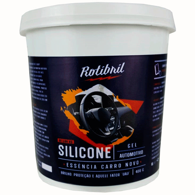 Silicone GEL Automotivo 400 gramas - Aroma Carro Novo ( GEL) COM APLICADOR