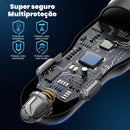 H'Maston CB-07 Carregador para Celular Veicular Carro Fonte 2 entradas USB