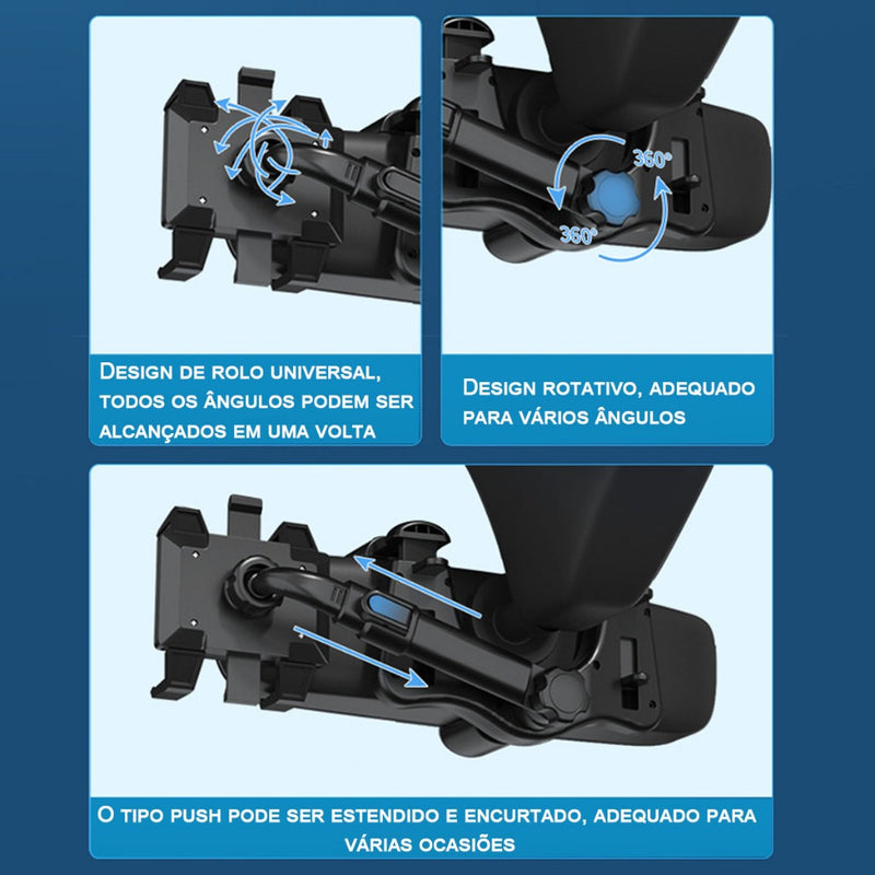 Suporte Para Celular Carro Retrovisor Veicular Universal