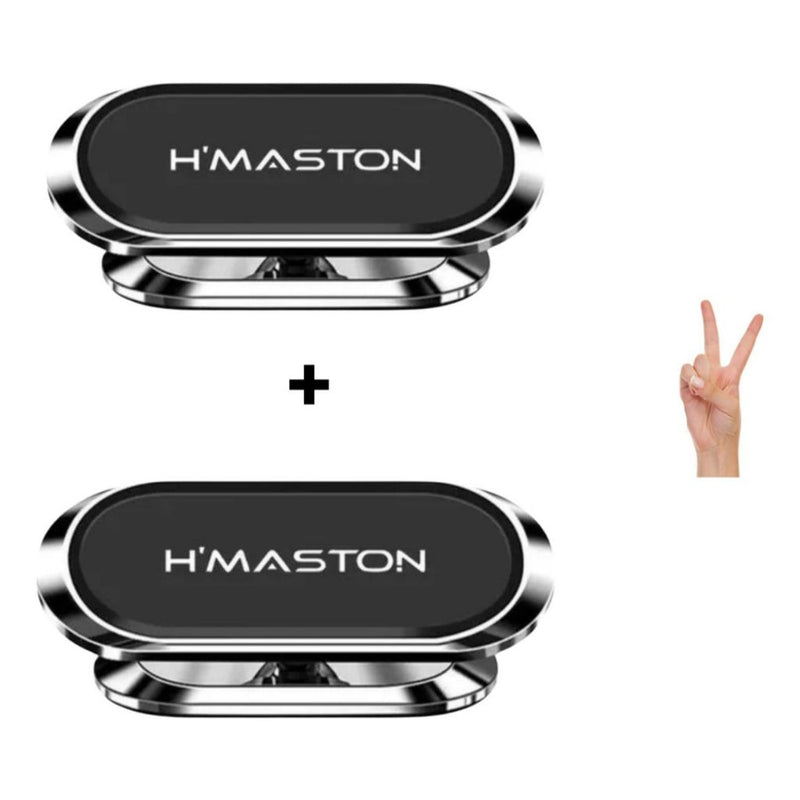 Kit 2 H’MASTON CJ51 Suporte Magnético Automotivo Celular Com Imã Neodimio