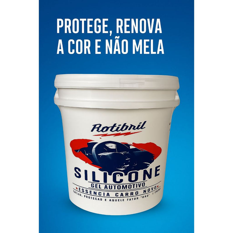 Silicone GEL Automotivo 400 gramas - Aroma Carro Novo ( GEL) COM APLICADOR