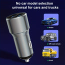 KIT Carregador Veicular com 2 USB 3.6A + Cabo 3 em IOS Tipo C Micro USB Carregamento Turbo Carro