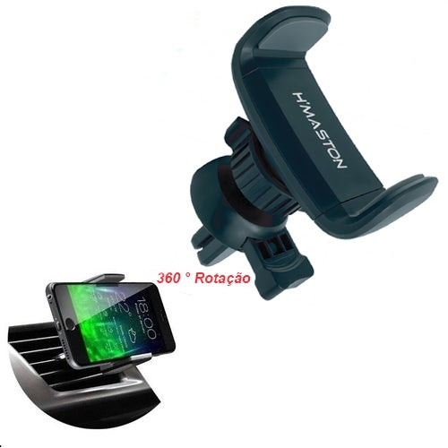 H'maston CJ-20 O telefone do carro está de acordo com todos os carros, ajustáveis, 360 graus, preto