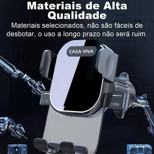Suporte Celular Carro Veicular Trava Automática anti queda