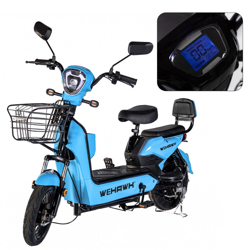 Bicicleta Elétrica Scooter 500w WeHawk Basket WX-02 32Km/h Autonomia 40Km