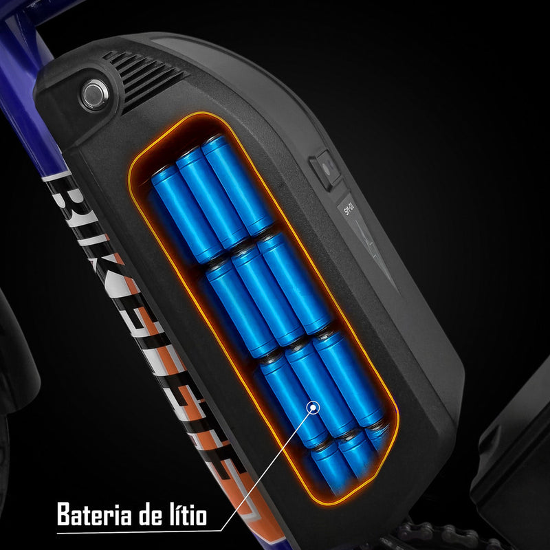 Bicicleta Moskito Bike Elétrica 350w Bateria Lítio Aro 26