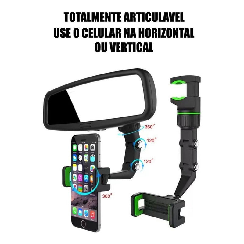 Novo Suporte Multifuncional Carro Espelho Retrovisor e Mesa universal GPS para celular automóvel